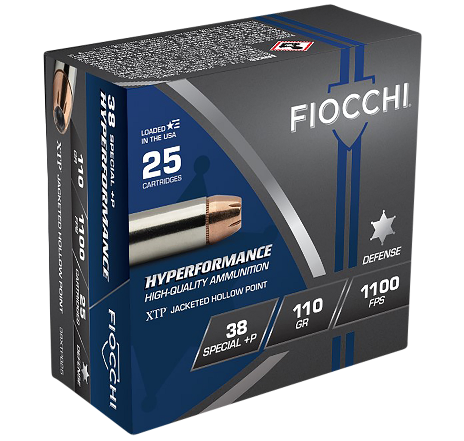 Fiocchi Hyperformance, Fio 38xtpb25  38sp       110 Jhp             25/20