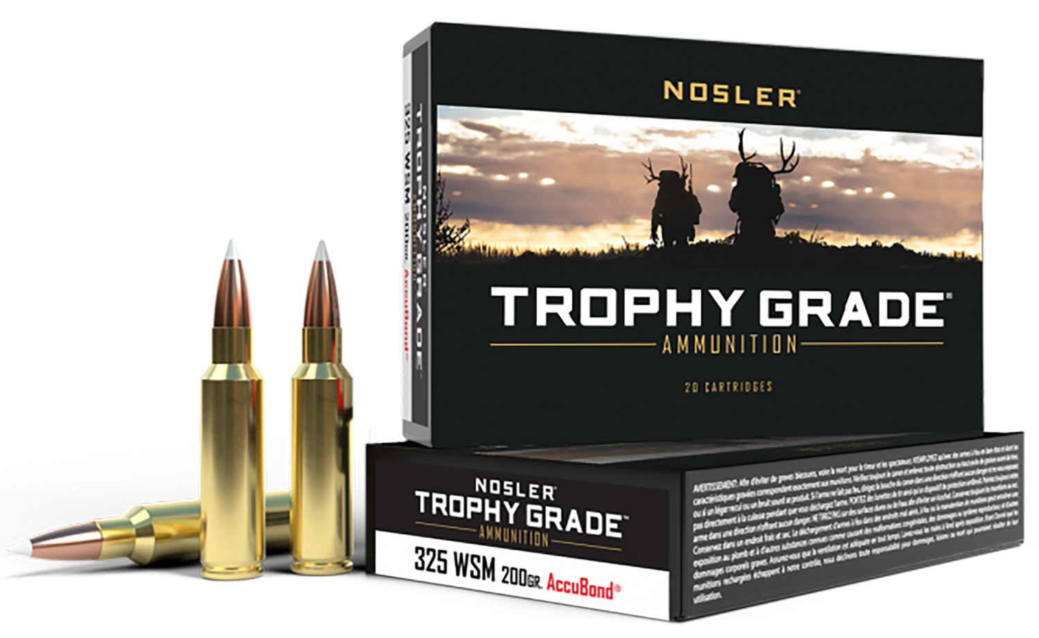 Nosler Trophy Grade, Nos 60077 Trophy 325wsm   200 Ab             20/10