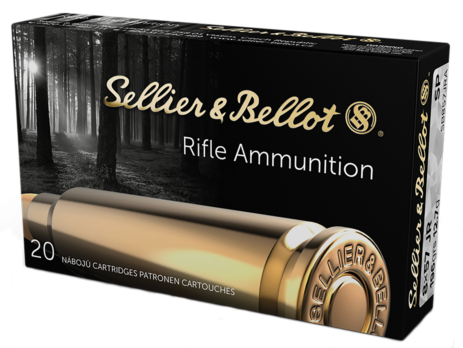 Sellier & Bellot Rifle, S&b Sb857jra       8x57jr  Rim196 Sp         20/20