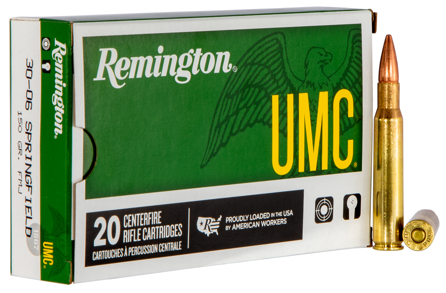 Remington Ammunition Umc, Rem 23699 L30062    Umc 3006       150 Mc    20/10