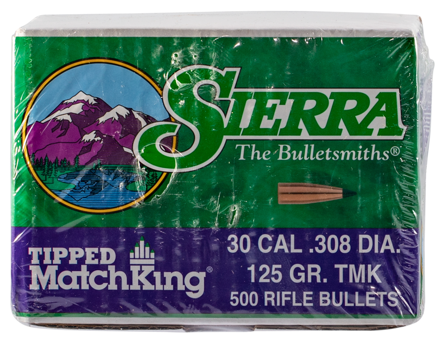 Sierra Tipped Matchking, Sierra 7725c .308 125 Tipped Mk            500