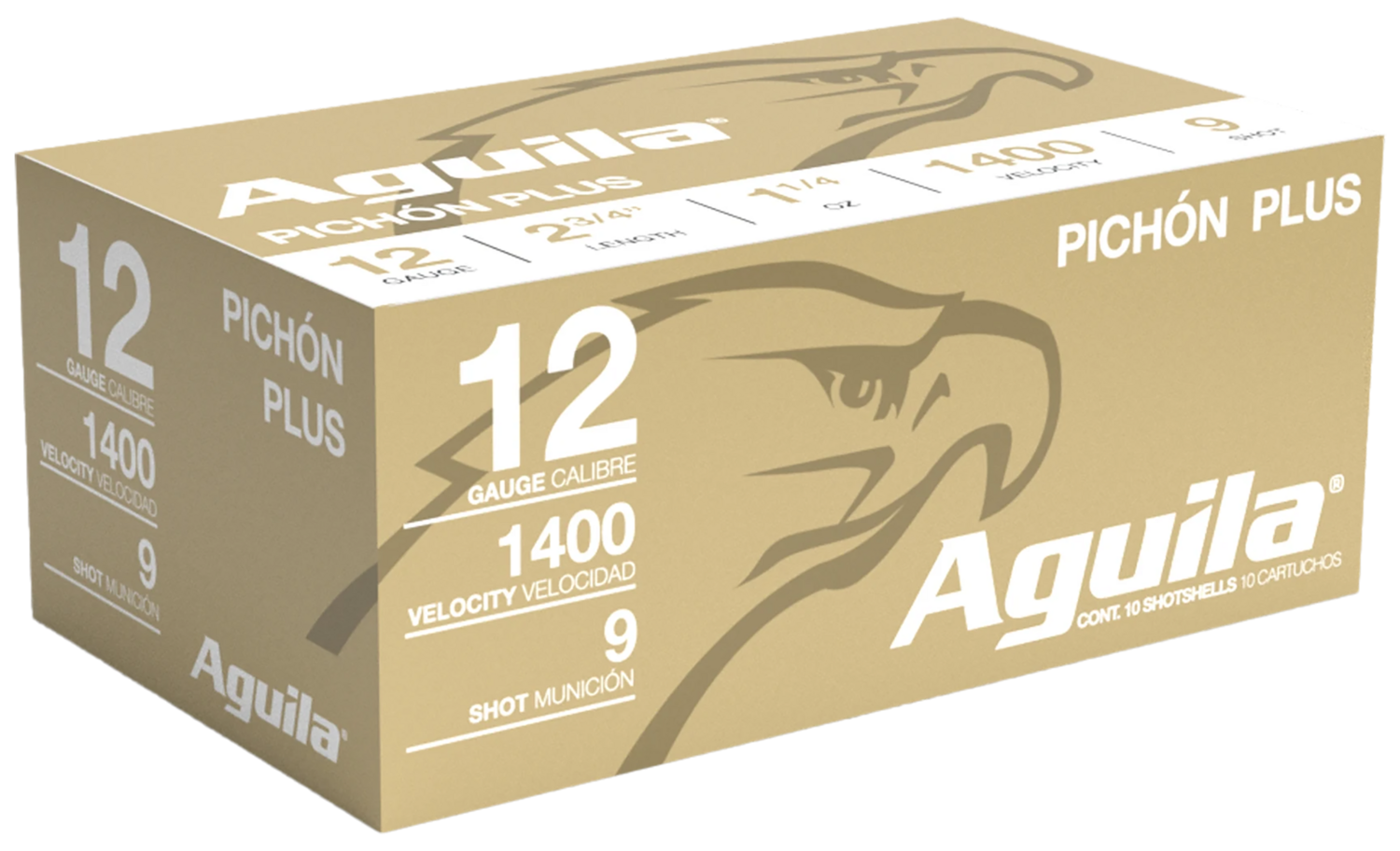 Aguila Pichon Plus, Aguila 1chb1297 Pichon P 12 2.75 9sht  1-1/4 10/25