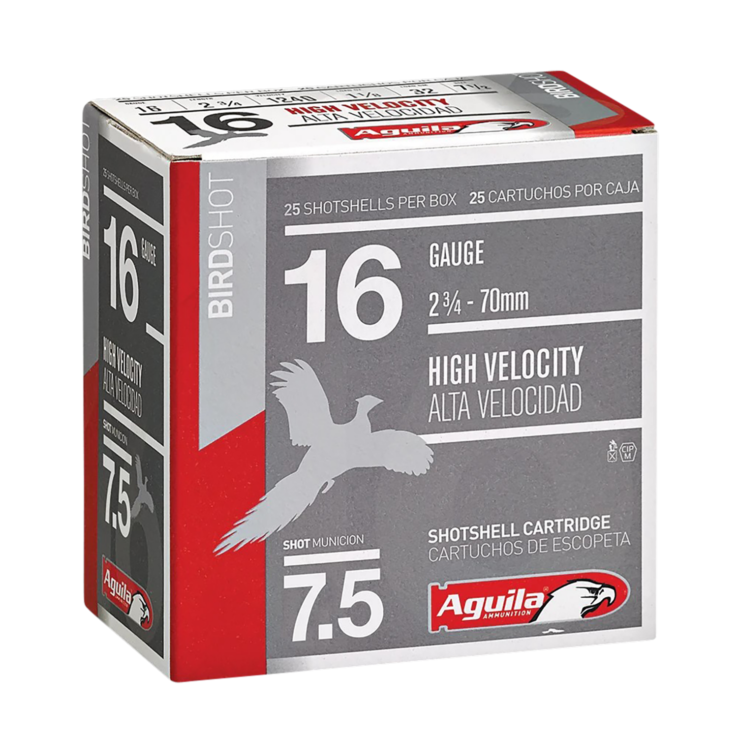 Aguila Birdshot, Aguila 1chb1607 Hvel       16      7sht 11/8 25/10