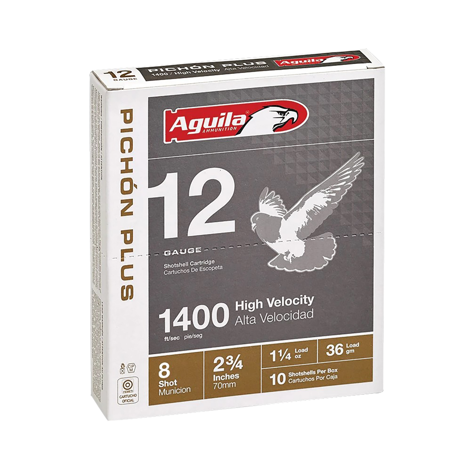 Aguila Pichon Plus, Aguila 1chb1296 Pichon P 12 2.75 8sht  1-1/4 10/25