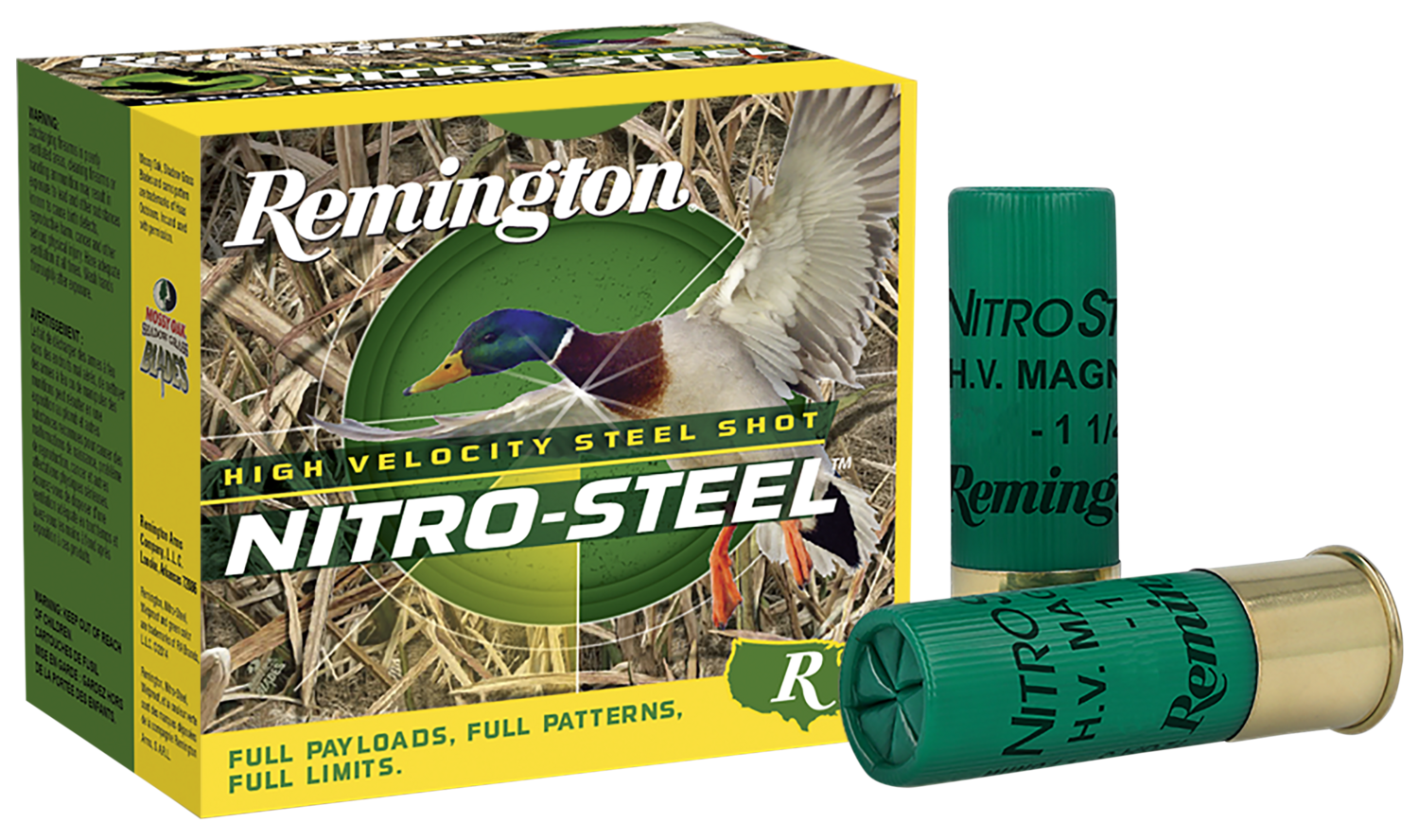 Remington Ammunition Nitro-steel, Rem 20803 Ns12hvs4 Nitro  12 2.75 4  St 11/8 25/10