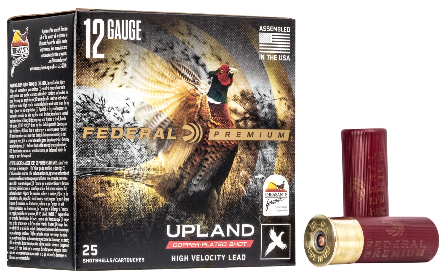 Federal Premium, Fed Pf1544    Wngshk Hv 12 2.75  4sht 13/8   25/10