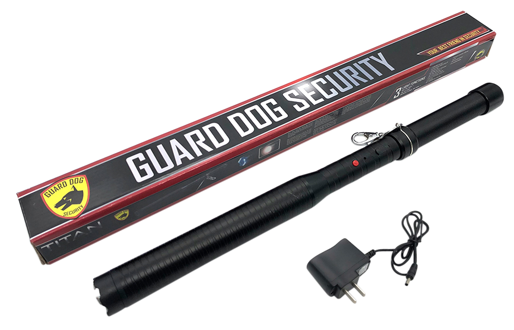 Guard Dog Titan Baton, Gdog Btsg-gdt7500f Titan Baton Stun Gun W/light
