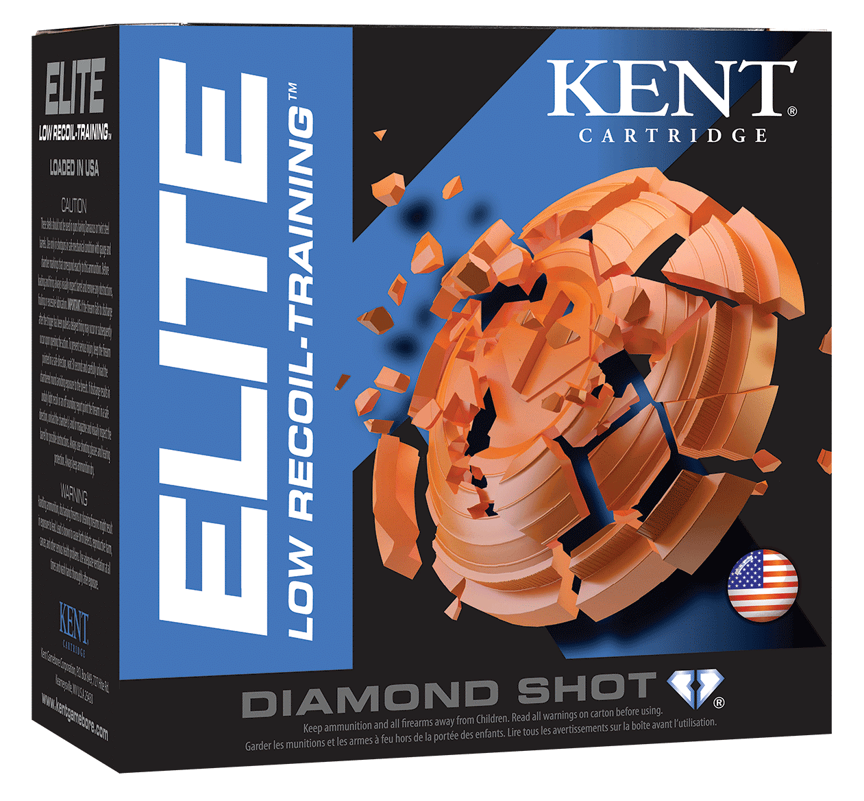 Kent Cartridge Elite, Kent E12l248  Elite Lrcoil12 2.75 8sht   7/8 25/10