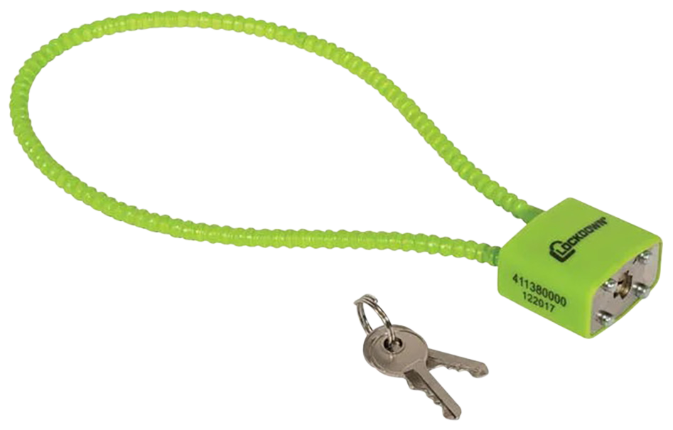 Lockdown Trigger Lock, Lockdown 399390000 Cable Lock 11in