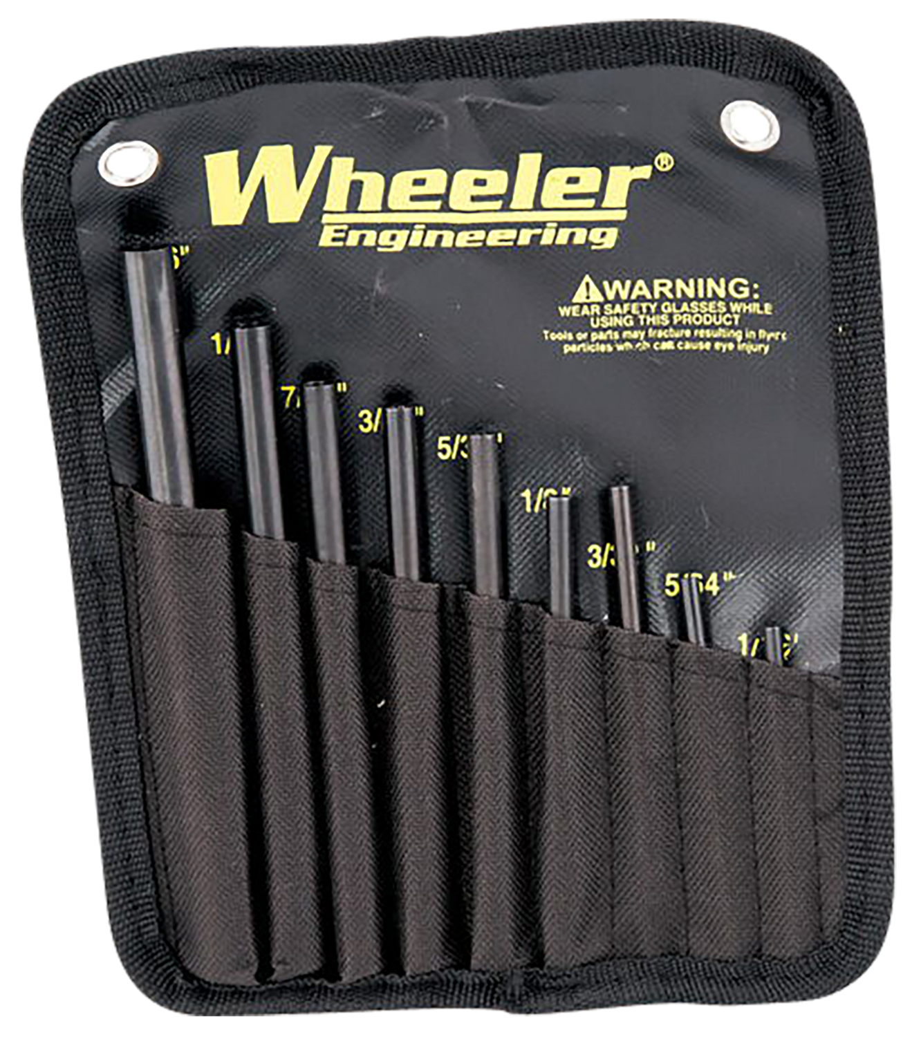 Wheeler Roll Pin Punch Set, Wheelr 710910  Roll Pin Starter Set