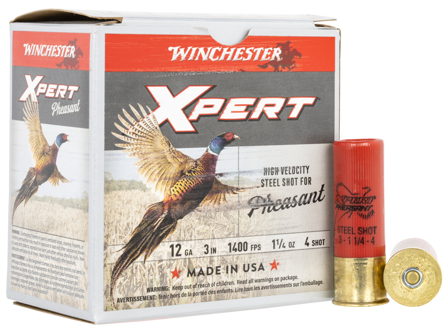 Winchester Ammo Xpert, Win Wexp123h4 Xpert Stl   12 3"  11/4 4 Lf   25/10