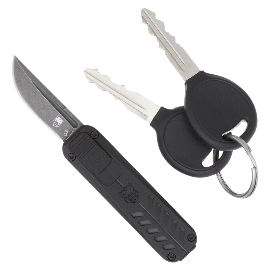 Cobra Tec Knives Llc California, Cobra Cali928sbblkdns Cali 928 Side Button Drop Bk