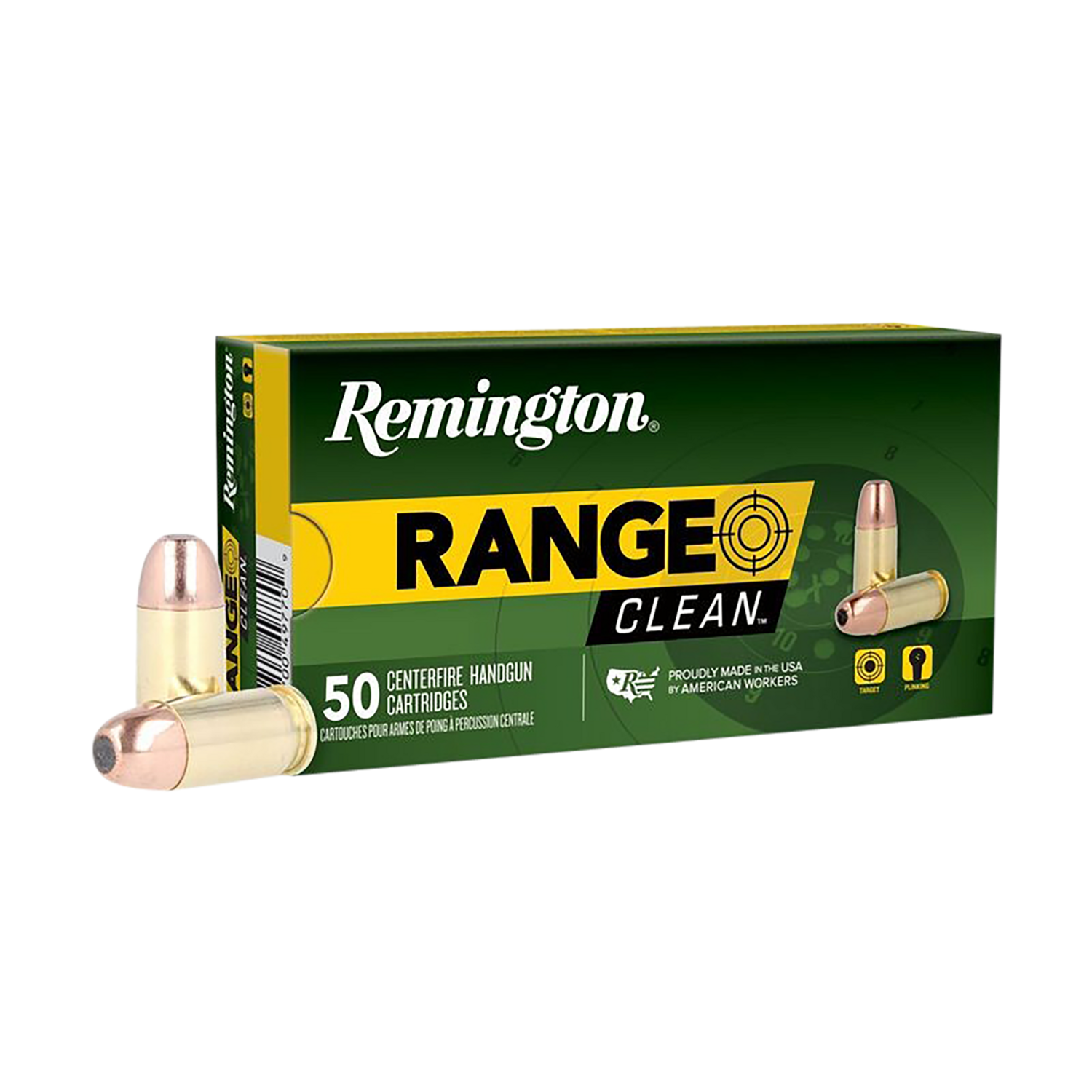 Remington Ammunition Range, Rem 27687  Rc45ap8  Rng Cln  45    230 Fneb  50/10