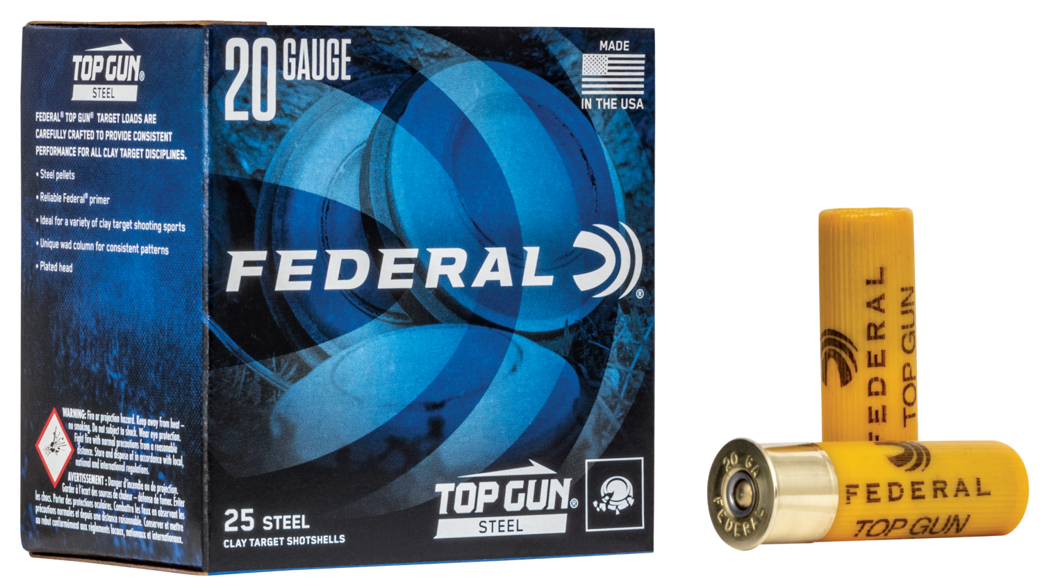 Federal Top Gun, Fed Tg2517 Topgn Stl    20  2.75 7sht    7/8 25/10