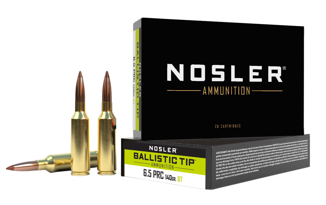 Nosler Ballistic Tip, Nosler 43457 Bta-6.5 Prc 140gr Bt Sp         20/10