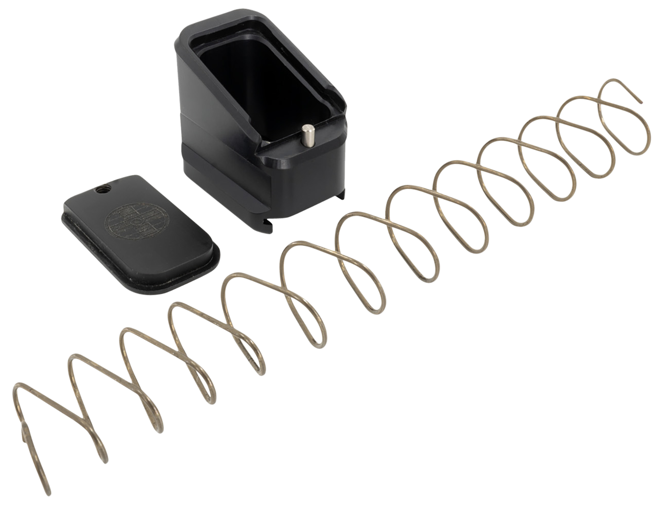 Shield Arms Magazine Extension, Shield Czp10c-me-5-blk  P10c +5 Mag Extension