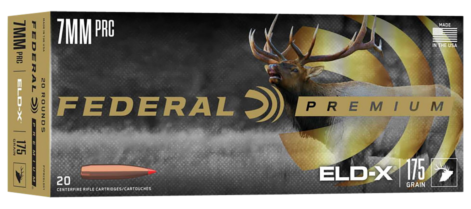 Federal Premium, Fed P7prceldx1     7mmprc  175 Eld-x         20/10