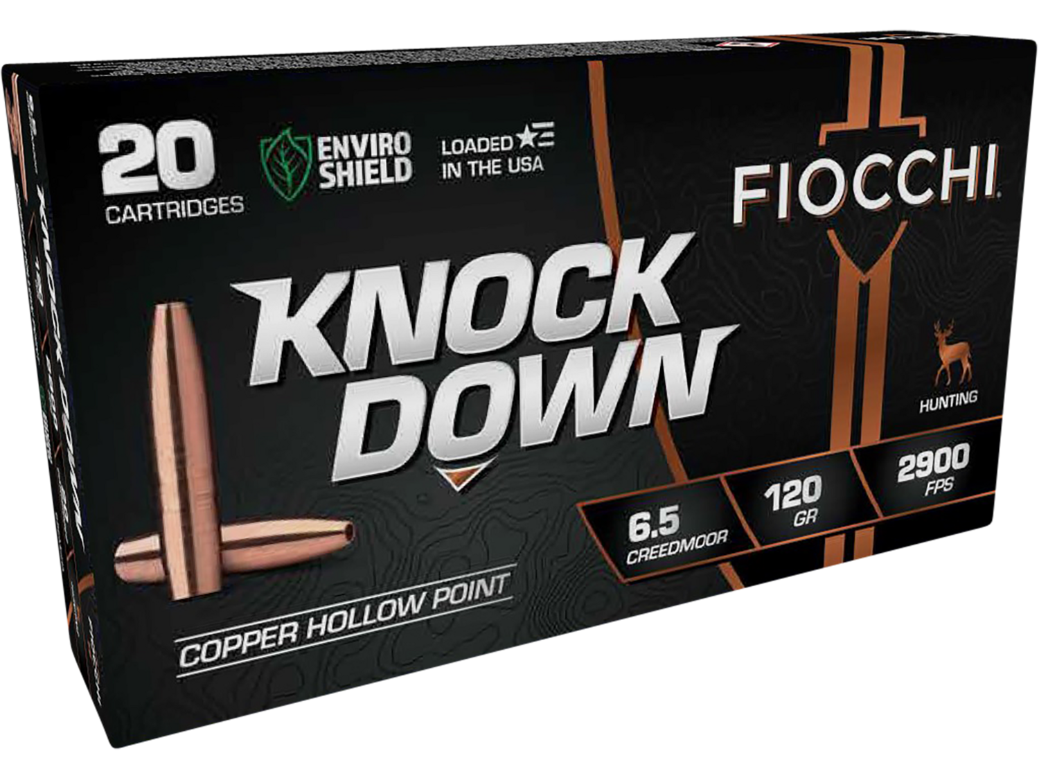 Fiocchi Knock Down, Fio 65cmcha   6.5crd     120 Chp             20/10