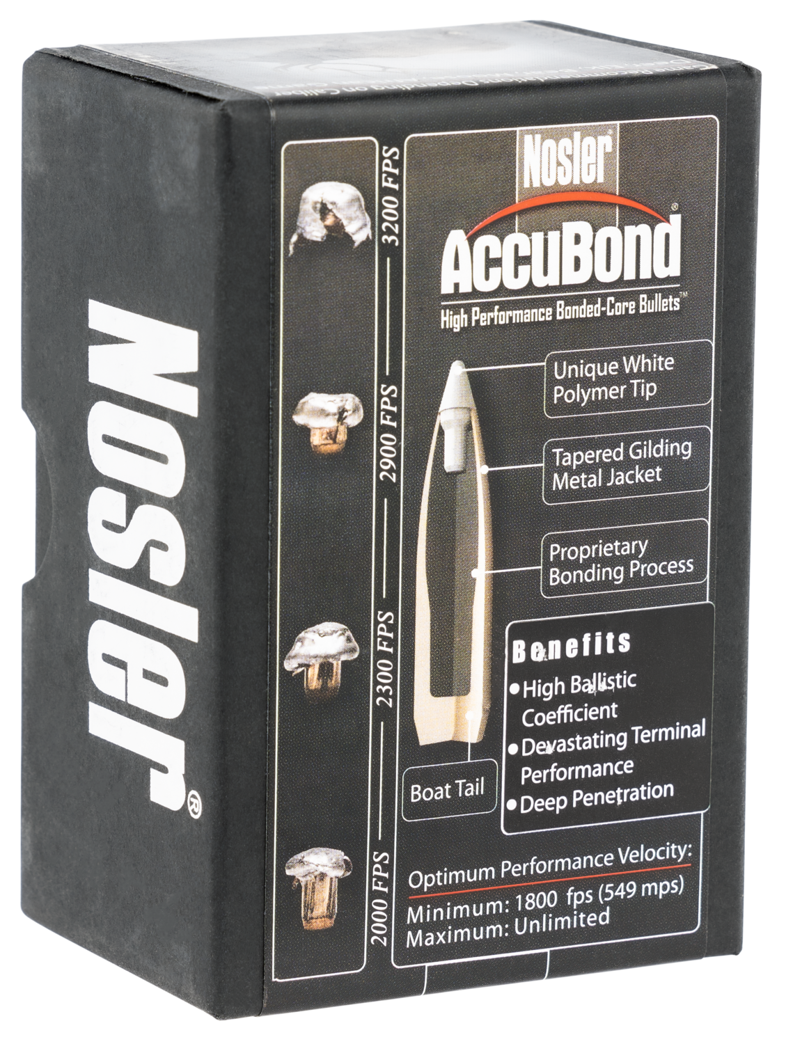 Nosler Accubond, Nos 57625 Accubond   338 180 Sptzr  50