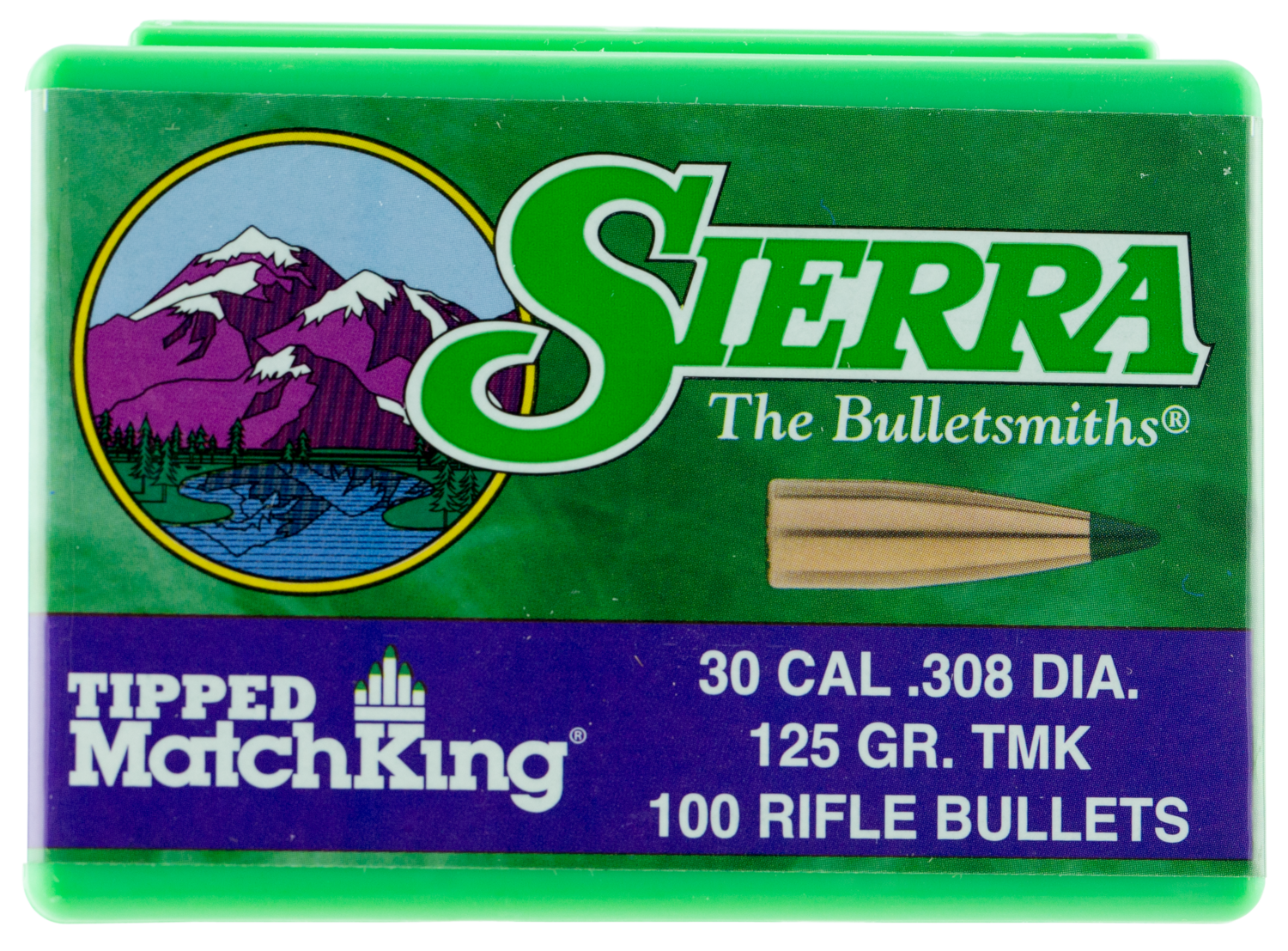 Sierra Tipped Matchking, Sierra 7725  .308 125 Tmk                  100