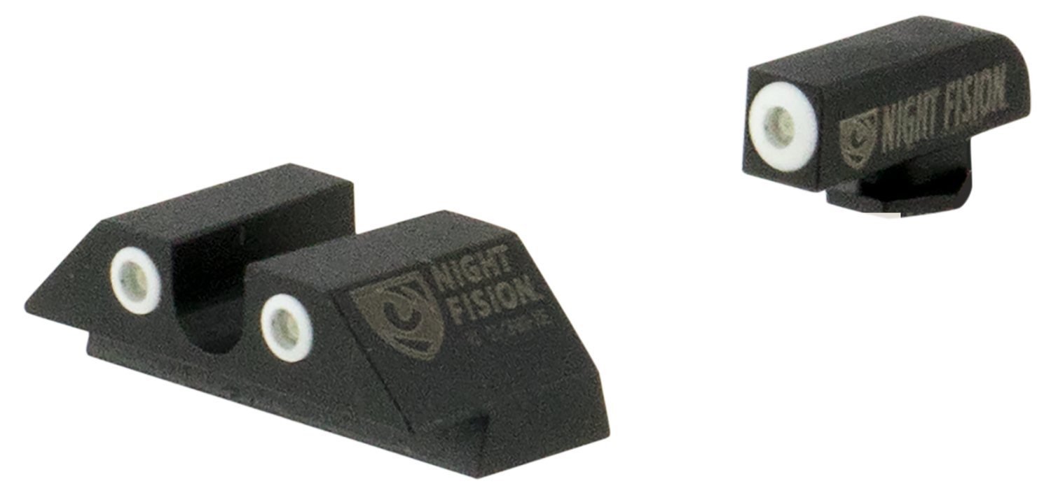 Night Fision Tritium Sight Set, Nf Glk-003-007-wgwg     Ns Glk 42/43 U-rear