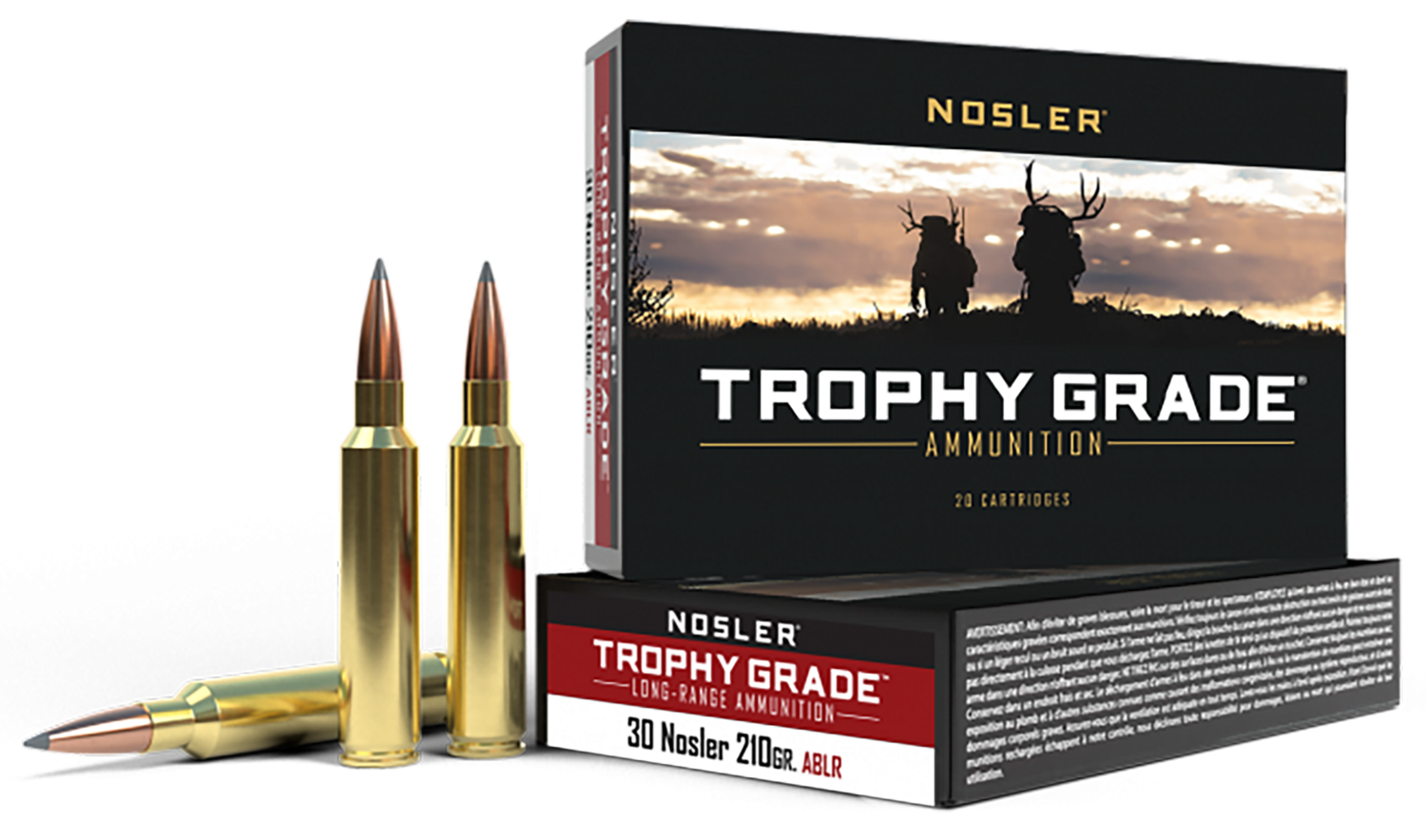 Nosler Trophy Grade, Nos 60118    30 Nos       210 Accubond Lr    20/10