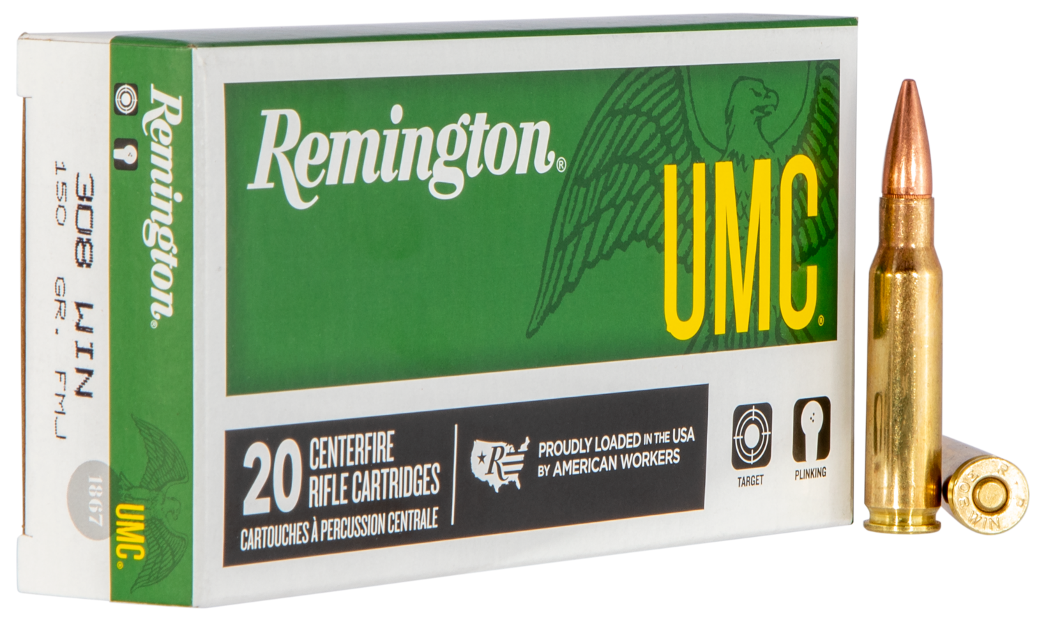 Remington Ammunition Umc, Rem 23715 L308w4    Umc 308        150 Mc    20/10