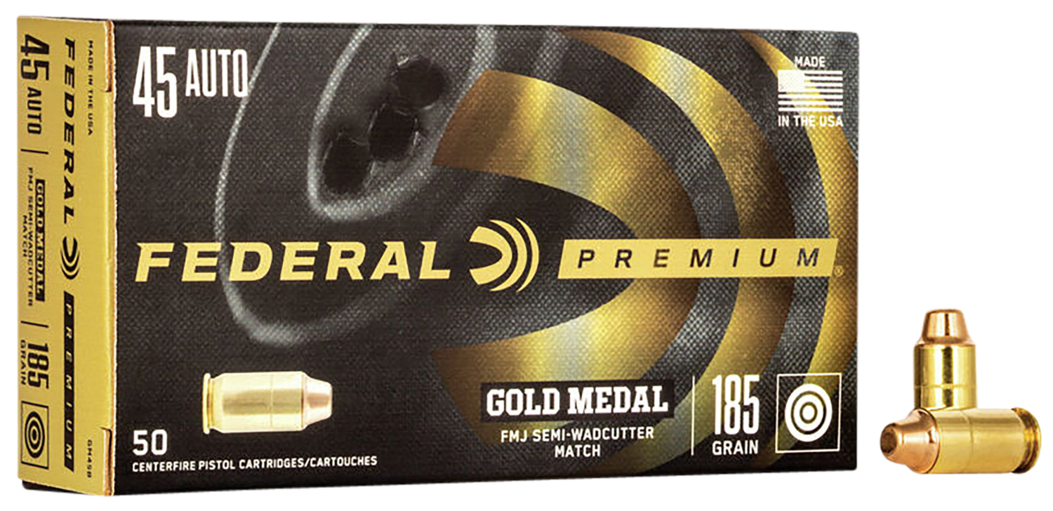 Federal Premium, Fed Gm45b          45a     185 Fmjsw         50/20