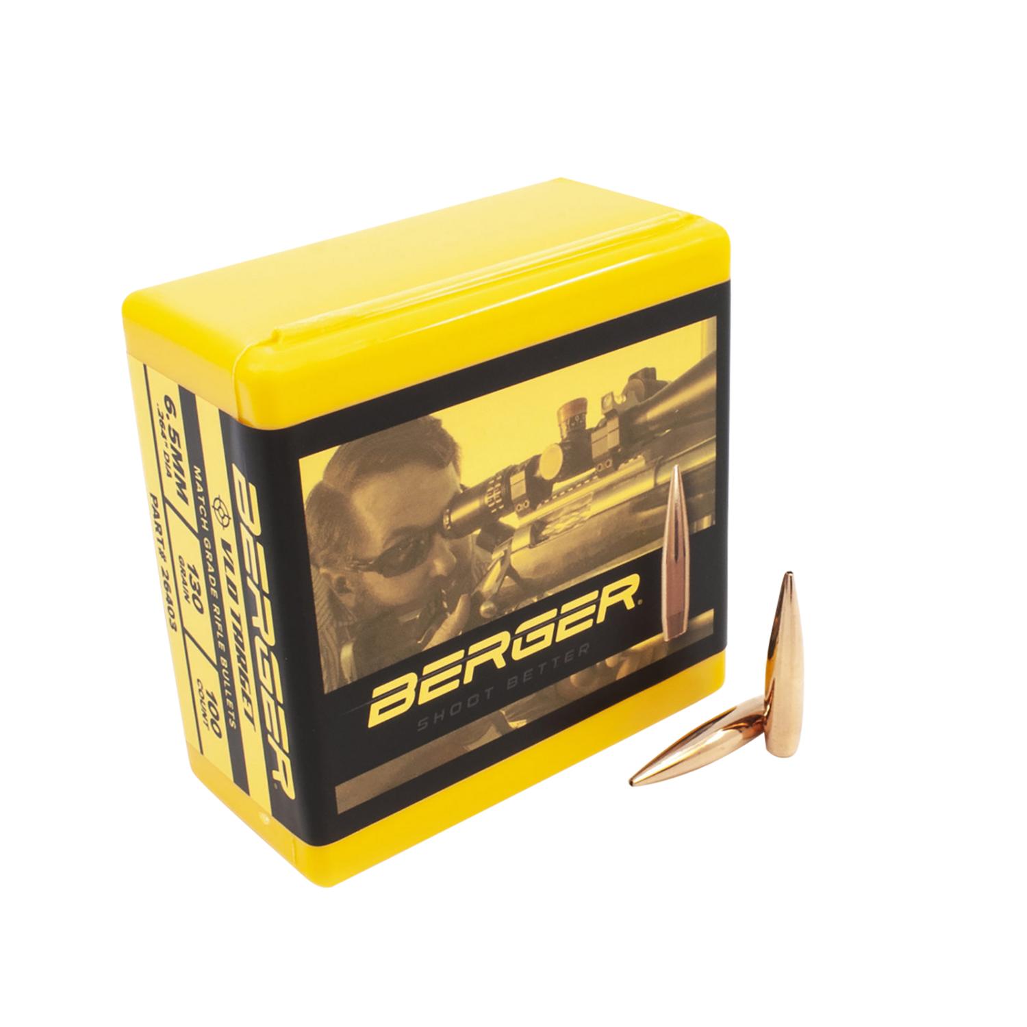 Berger Bullets Vld Target, Berg 26403 Bull .264 130g Trgt Vld 100