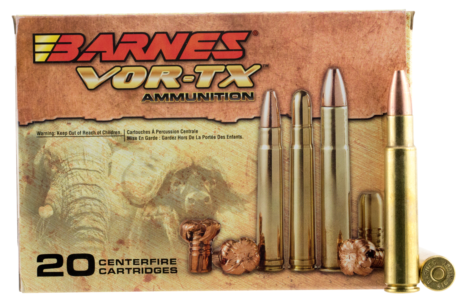 Barnes Bullets Vor-tx, Brns 22034 Bb416rig1   416rigby  400 Tsx Fb  20/10