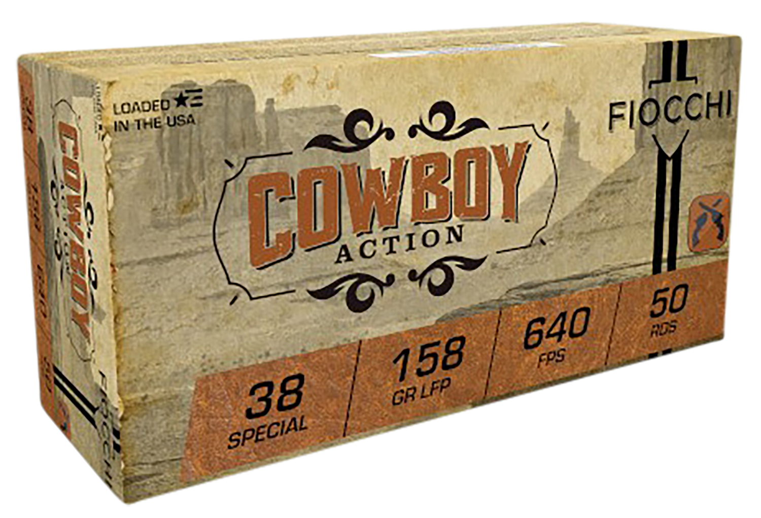Fiocchi Cowboy Action, Fio 38ca      38sp       158 Lfp             50/10