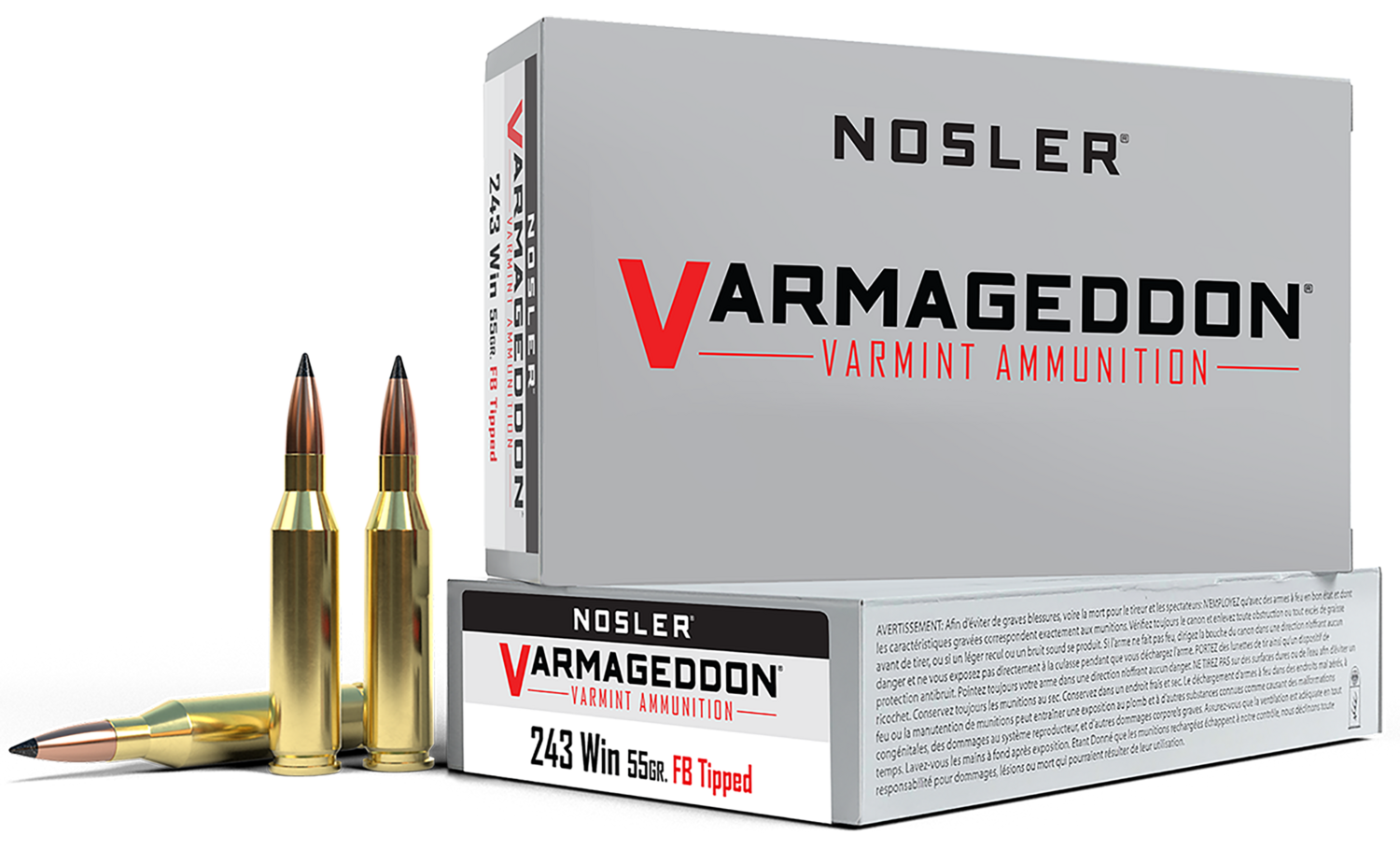 Nosler Varmageddon, Nos 65165        243      55 Fbt             20/10