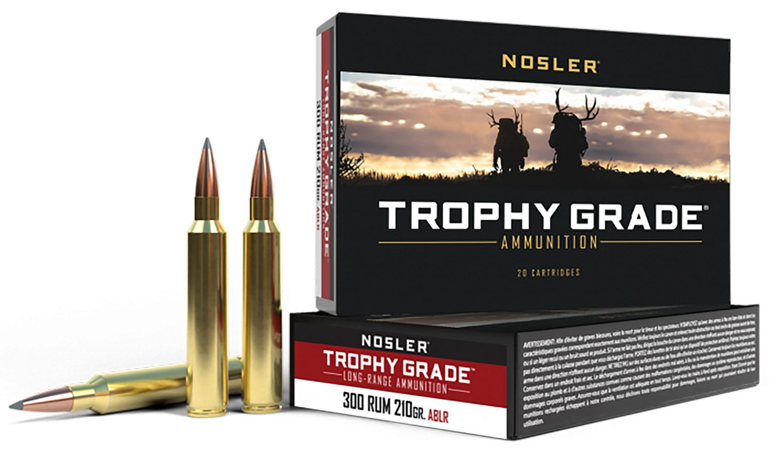 Nosler Trophy Grade, Nos 60129    300 Rum      210 Ablr           20/10