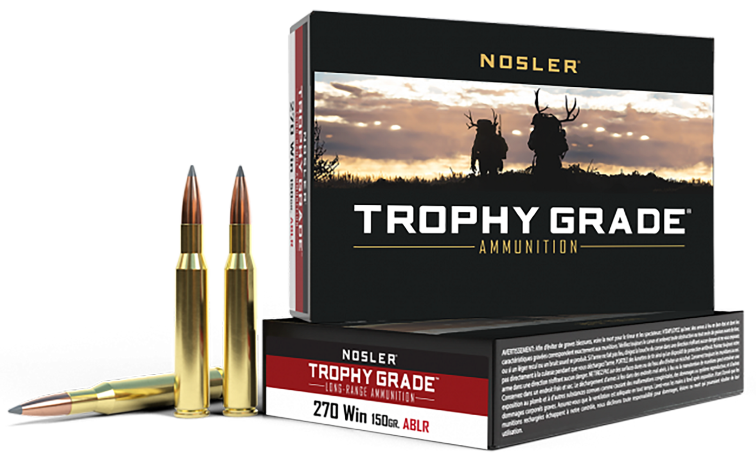 Nosler Trophy Grade, Nos 60125 Trophy 270      150 Ablr           20/10