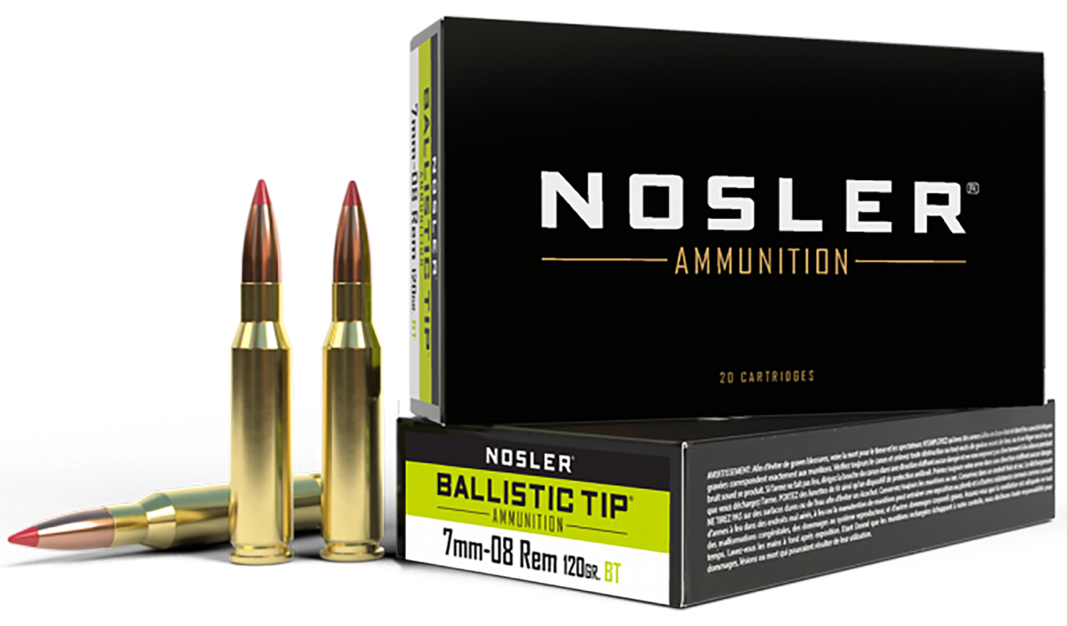 Nosler Ballistic Tip, Nos 40060 Trophy 7mm08    120 Bt             20/10
