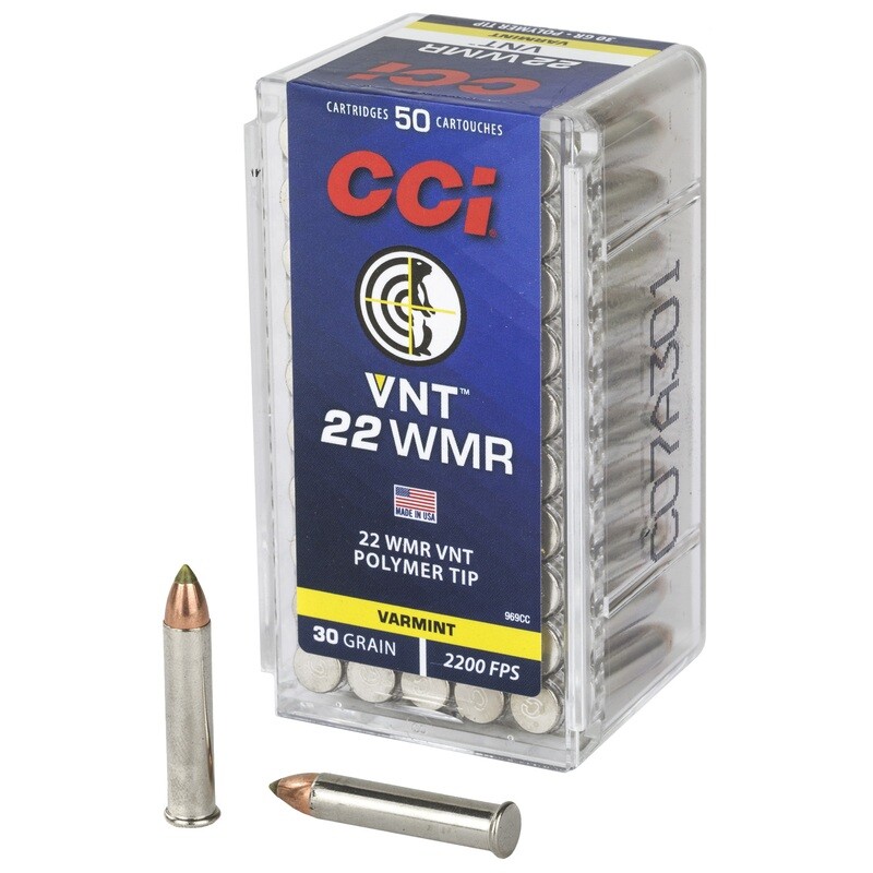Cci 22wmr 30gr Varmint Tip 50/2000 Cci 22wmr 30gr Varmint Tip 50/2000