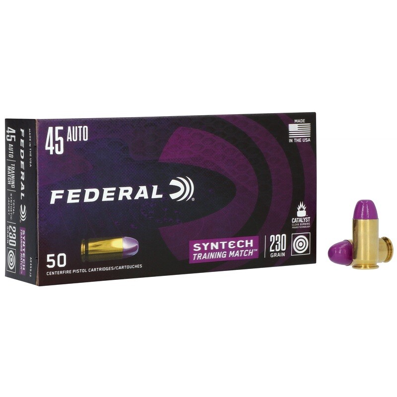 Fed Syntech 45acp 230gr Tsj 50/500 Fed Syntech 45acp 230gr Tsj 50/500