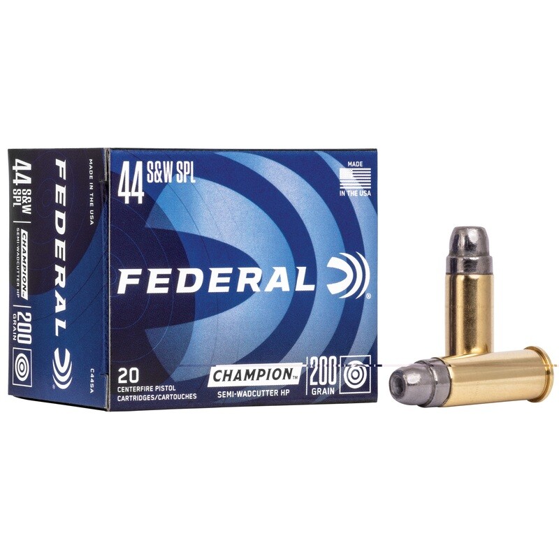 Fed Champ 44sp 200gr Swchp 20/500 Fed Champ 44sp 200gr Swchp 20/500