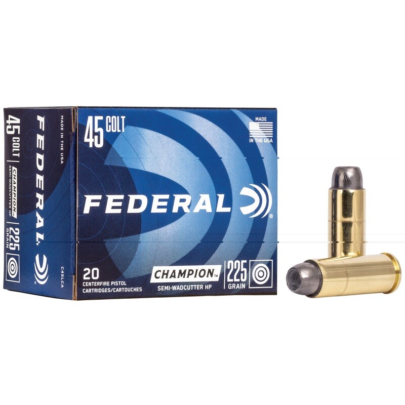 Fed Champ 45lc 225gr Swchp 20/500 Fed Champ 45lc 225gr Swchp 20/500