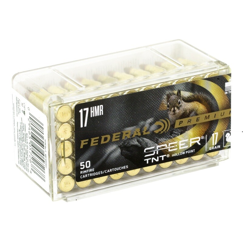 Fed Prm 17hmr 17gr Speer Tnt 50/3000 Fed Prm 17hmr 17gr Speer Tnt 50/3000