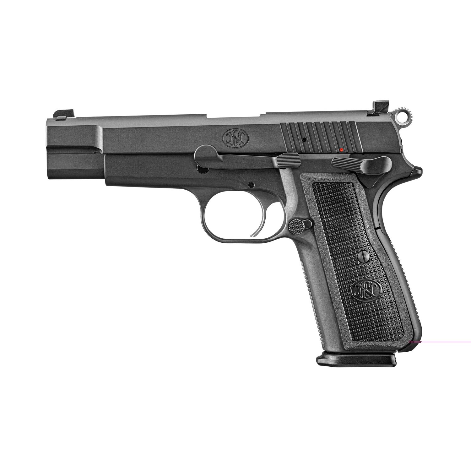 Fn High Power 4.7" 9mm, Capacity: 17 rounds, Color/Finish: Black