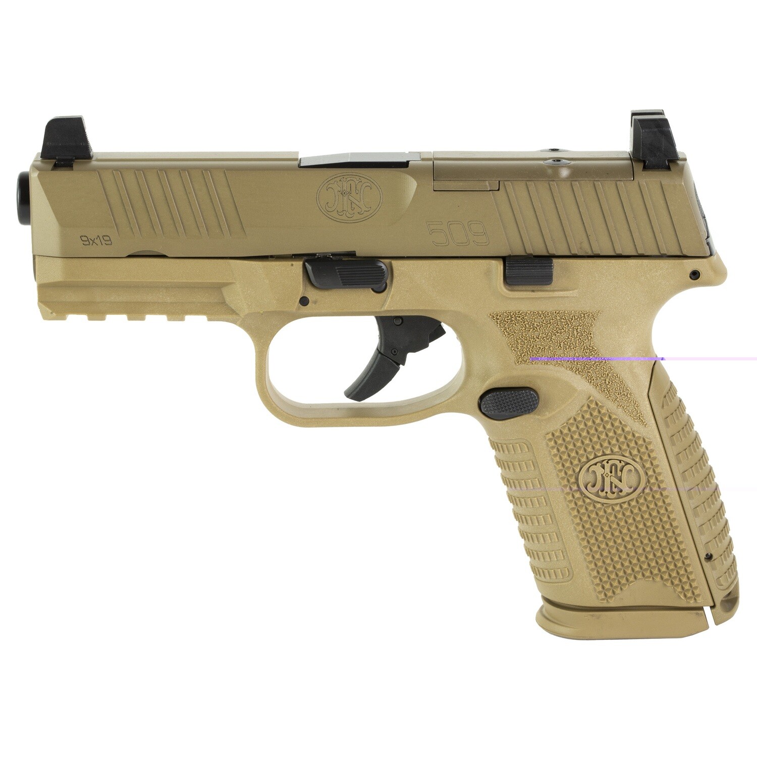 Fn 509 Midsize 4" 9mm, Capacity: 15 rounds, Color/Finish: Flat dark earth