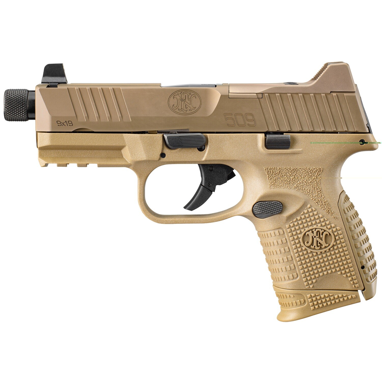 Fn 509c Tact 9mm 4.32" 10rd, Finish/Color: Flat Dark Earth