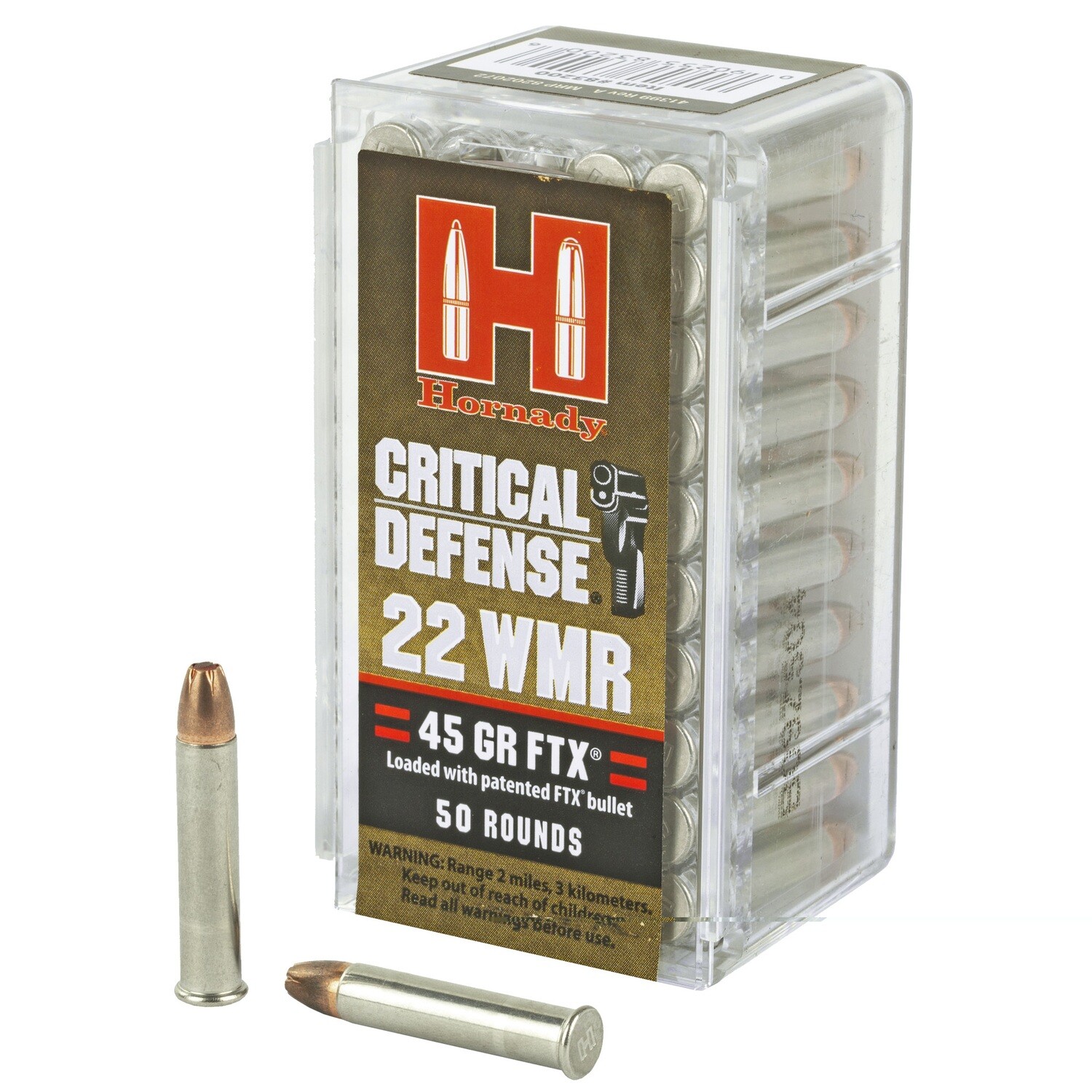 Hrndy Cd 22wmr 45gr Ftx 50/2000