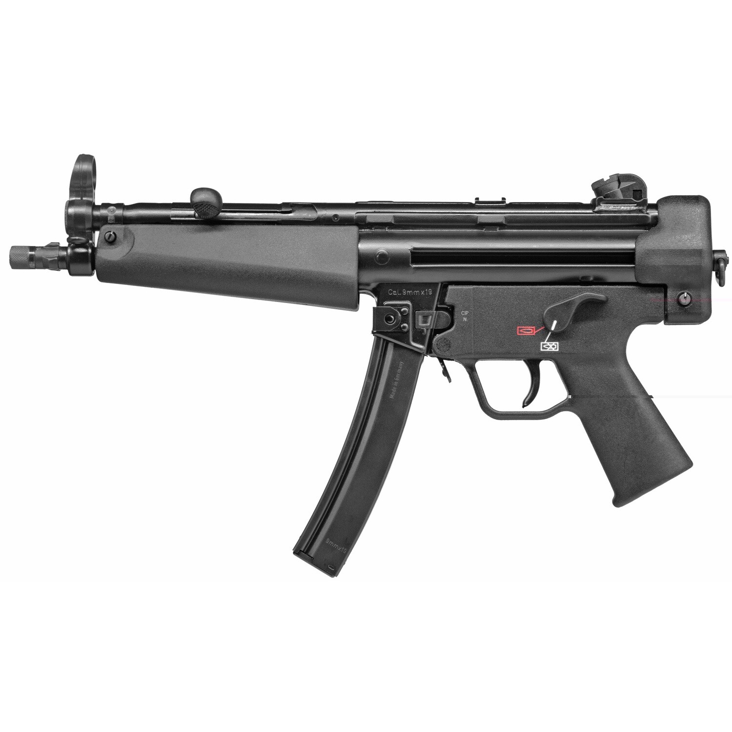 Hk Sp5 9mm 8.9" 30rd Blk