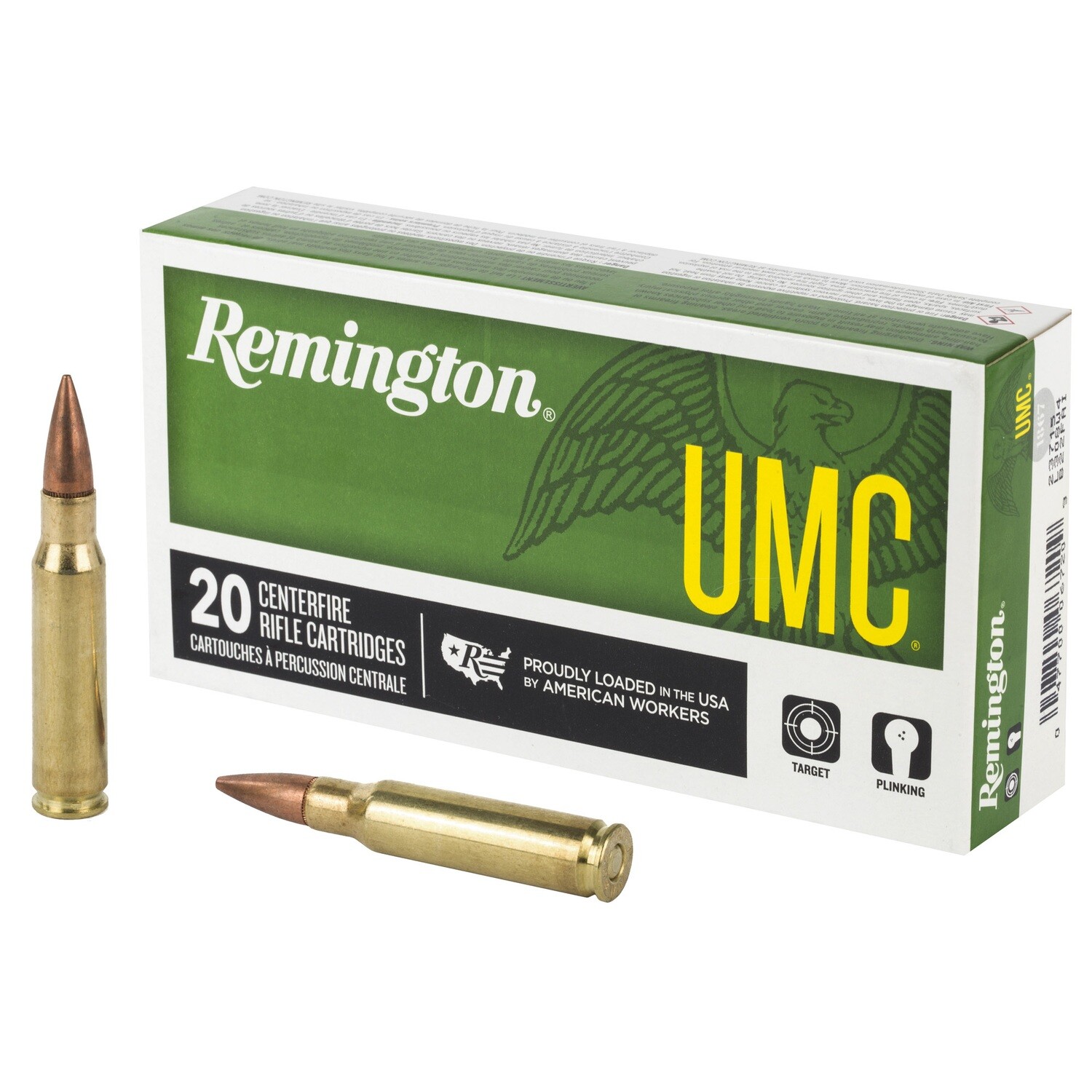 Rem Umc 308win 150gr Fmj 20/200