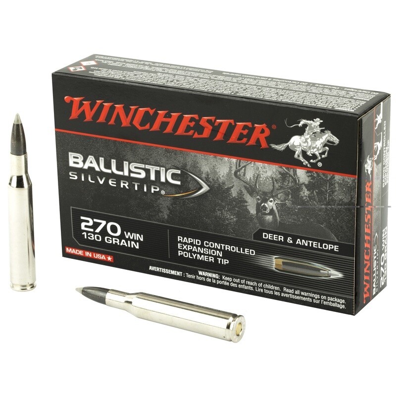 Win Blstc Tip 270win 130gr 20/200 Win Blstc Tip 270win 130gr 20/200