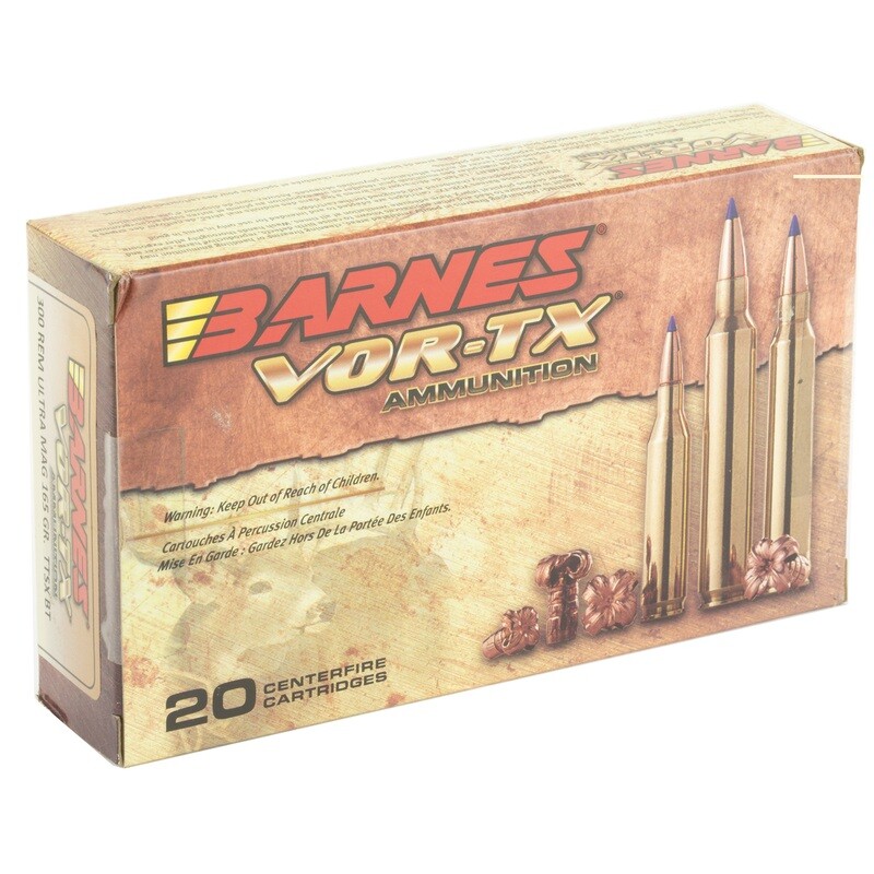 Barnes Vor-tx 300rum 165gr Ttsx 20 Barnes Vor-tx 300rum 165gr Ttsx 20