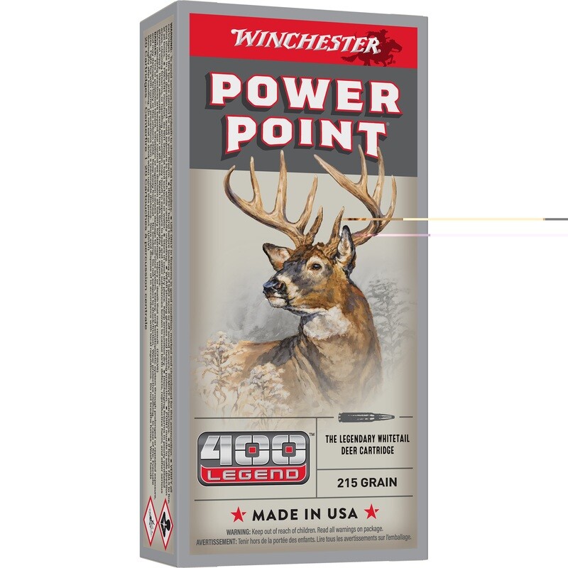 Win Powr Pnt 400 Legend 215gr 20/200 Win Powr Pnt 400 Legend 215gr 20/200