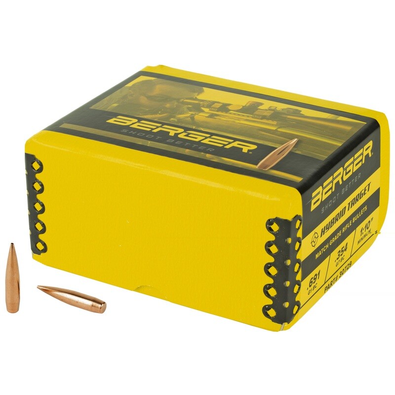 Berger .30 215gr Hybrid Target 250ct Berger .30 215gr Hybrid Target 250ct